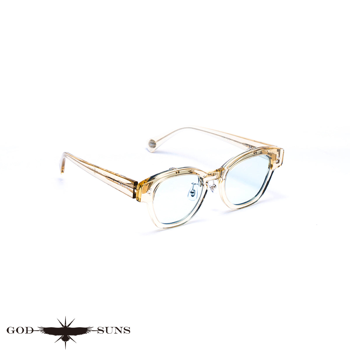 CYBORG CLEAR YELLOW/LIGHT BLUE LENS
