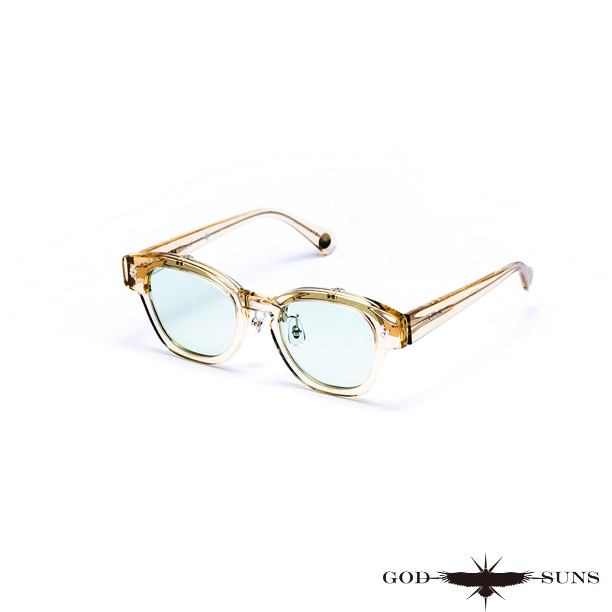 CYBORG CLEAR YELLOW/EMERALD GREEN LENS