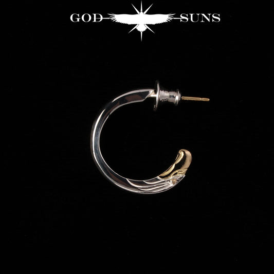 Large Eagle Face Earrings (Male Eagle)
