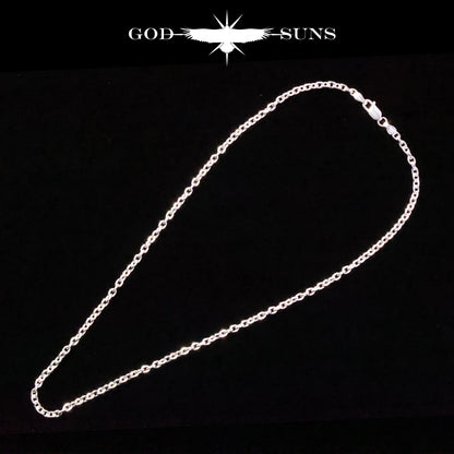 単品チェーン（ロブスター付き）アズキチェーン 線経1.0 (丸or角)