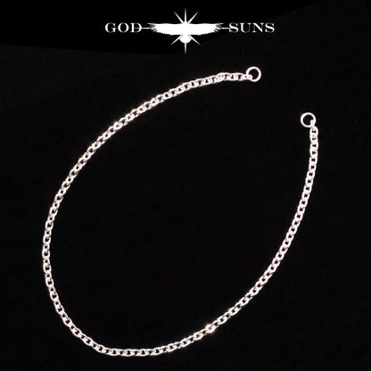 カスタム用チェーン 線径1.25 （丸カン２個付き）(丸or角)