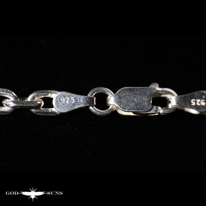 単品チェーン（ロブスター付き）アズキチェーン 線経0.6 (丸or角)