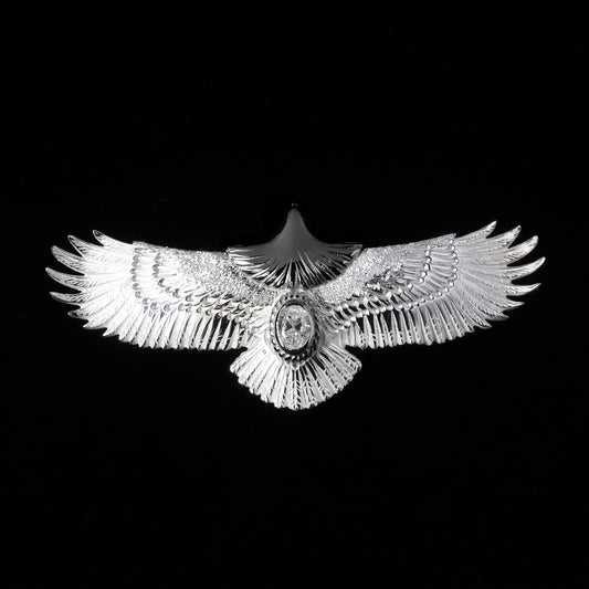 頭プラチナ中イーグルプラチナ縄"ラボグラウンダイヤモンド"ダイヤモンド-ダスト加工