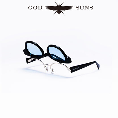 CYBORG BLACK/BLUE LENS