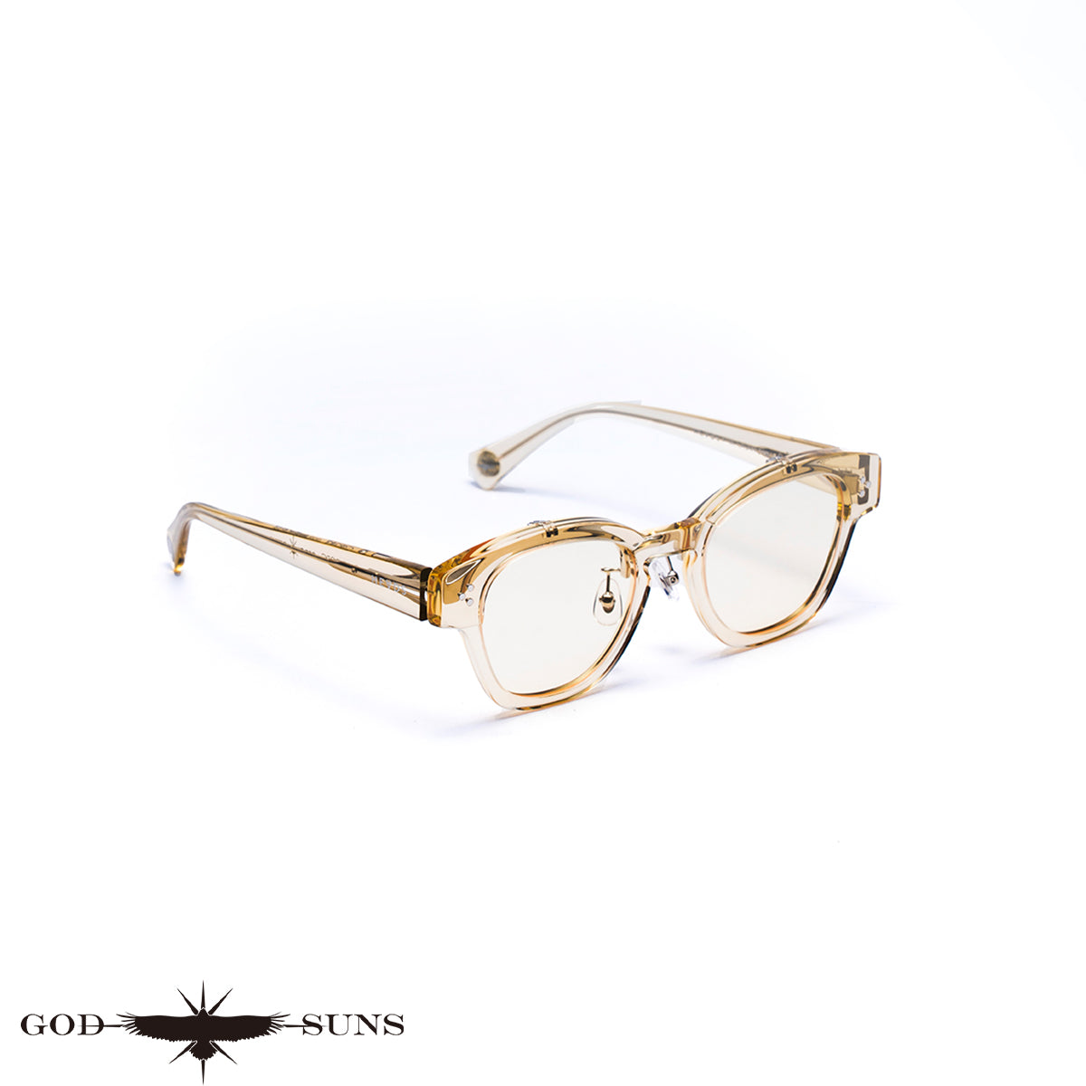 CYBORG CLEAR YELLOW/LIGHT BROWN LENS