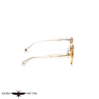 CYBORG CLEAR YELLOW/LIGHT BROWN LENS