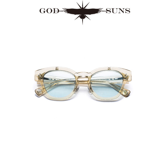 CYBORG CLEAR YELLOW/LIGHT BLUE LENS
