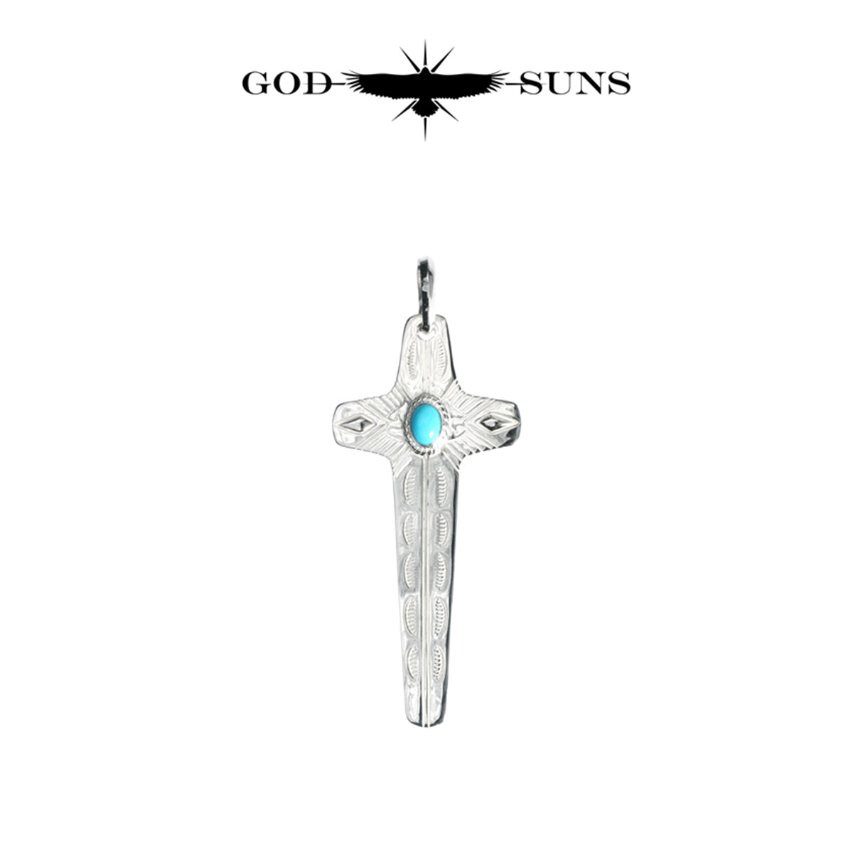 ALIGHT EAGLE CROSS TQ PENDANT(Large)