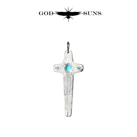 ALIGHT EAGLE CROSS TQ PENDANT(Large)