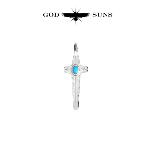 ALIGHT EAGLE CROSS TQ PENDANT(Medium)