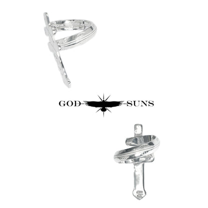 DRAGONFLY CROSS RING(Large)