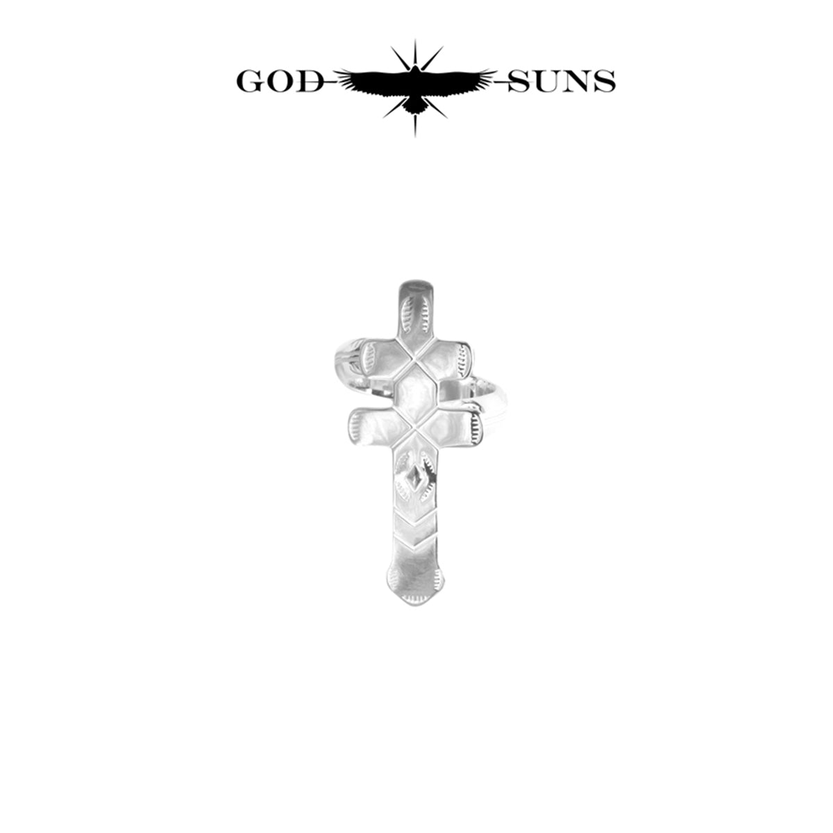 DRAGONFLY CROSS RING(Medium)