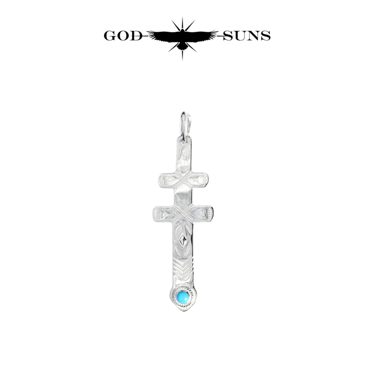 DRAGONFLY CROSS TQ PENDANT(Large)