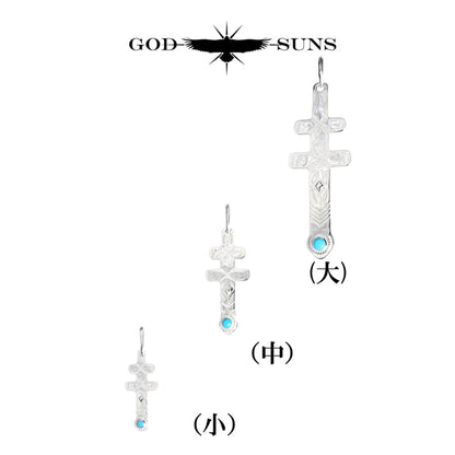 Thunderbird Earrings ~ SV x K18 "Thunder" TYPE ~ (Medium)