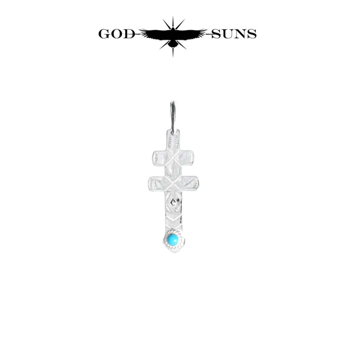 DRAGONFLY CROSS TQ PENDANT(Medium)