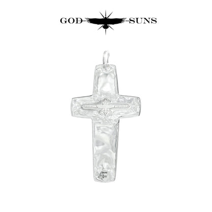 FLAP EAGLE CROSS PENDANT(Large)