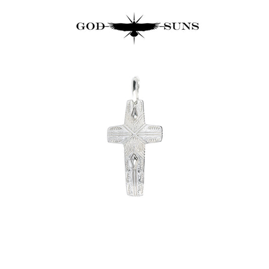 FLAP EAGLE CROSS PENDANT(Medium)