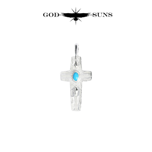 FLAP EAGLE CROSS TQ PENDANT(Medium)