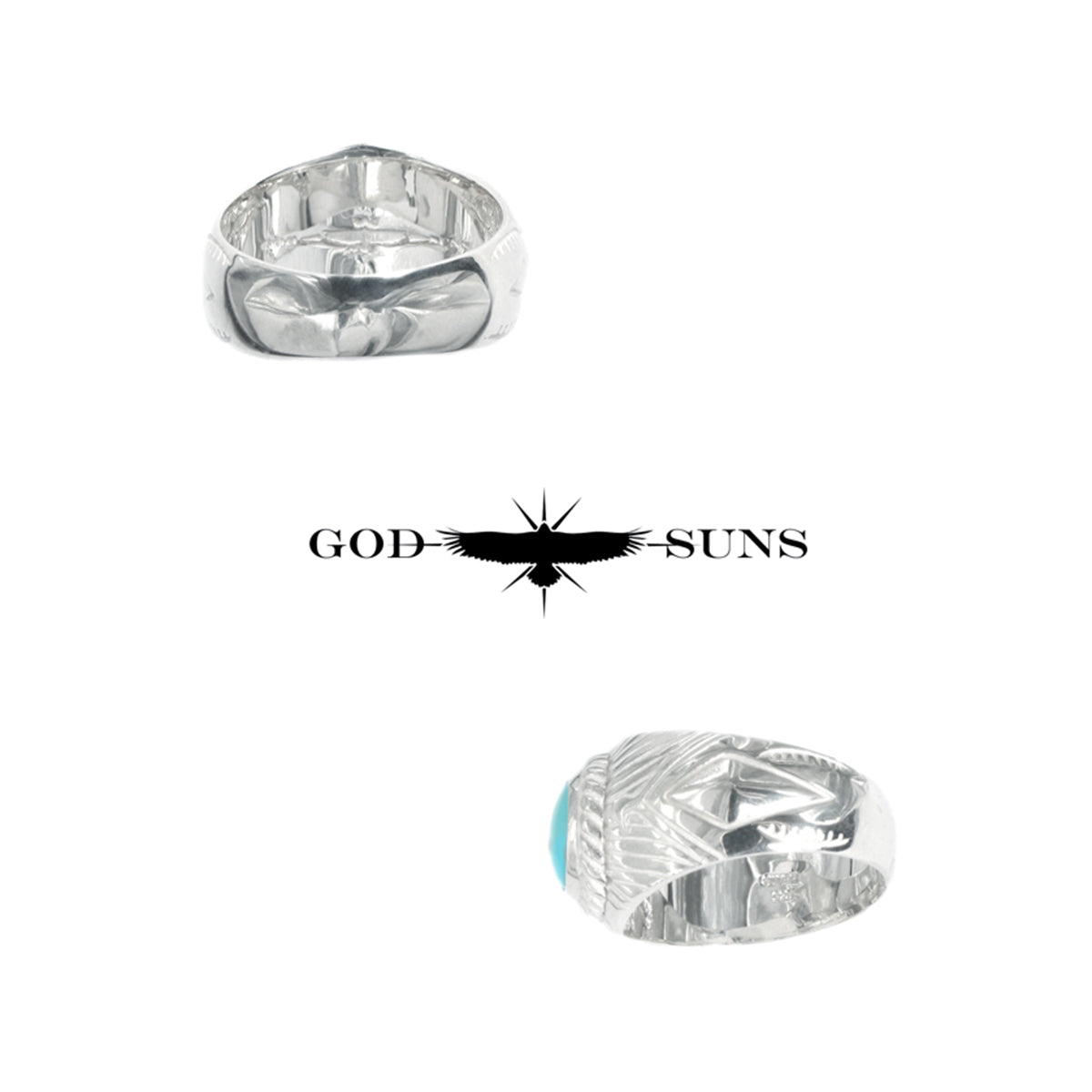 FLAP EAGLE CROSS TQ RING(Large)