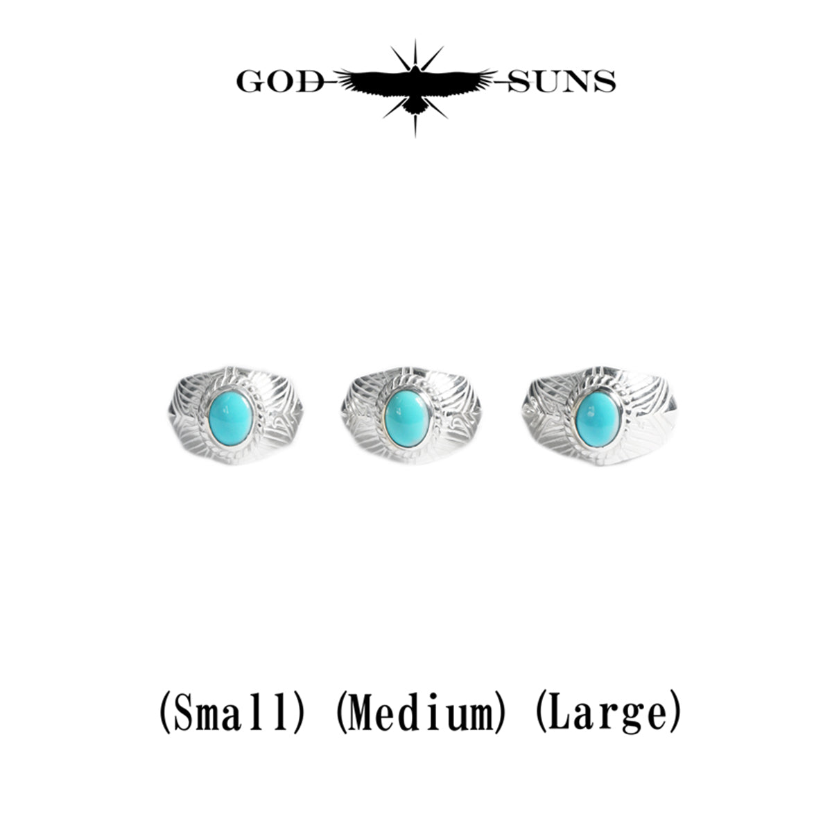 FLAP EAGLE CROSS TQ RING(Large)