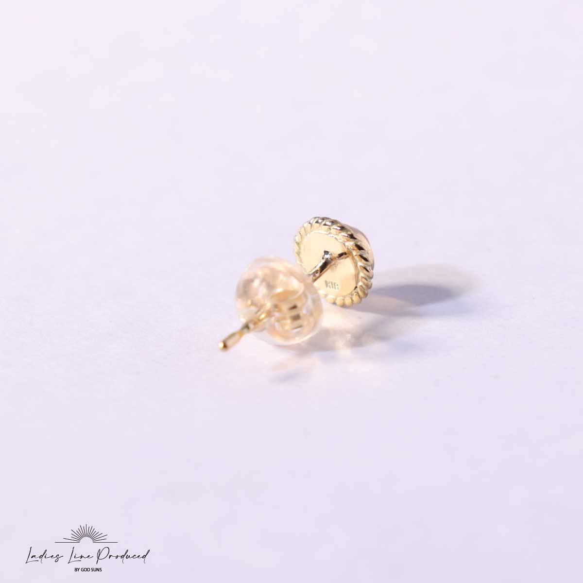 Silver rope TQ earrings (small)