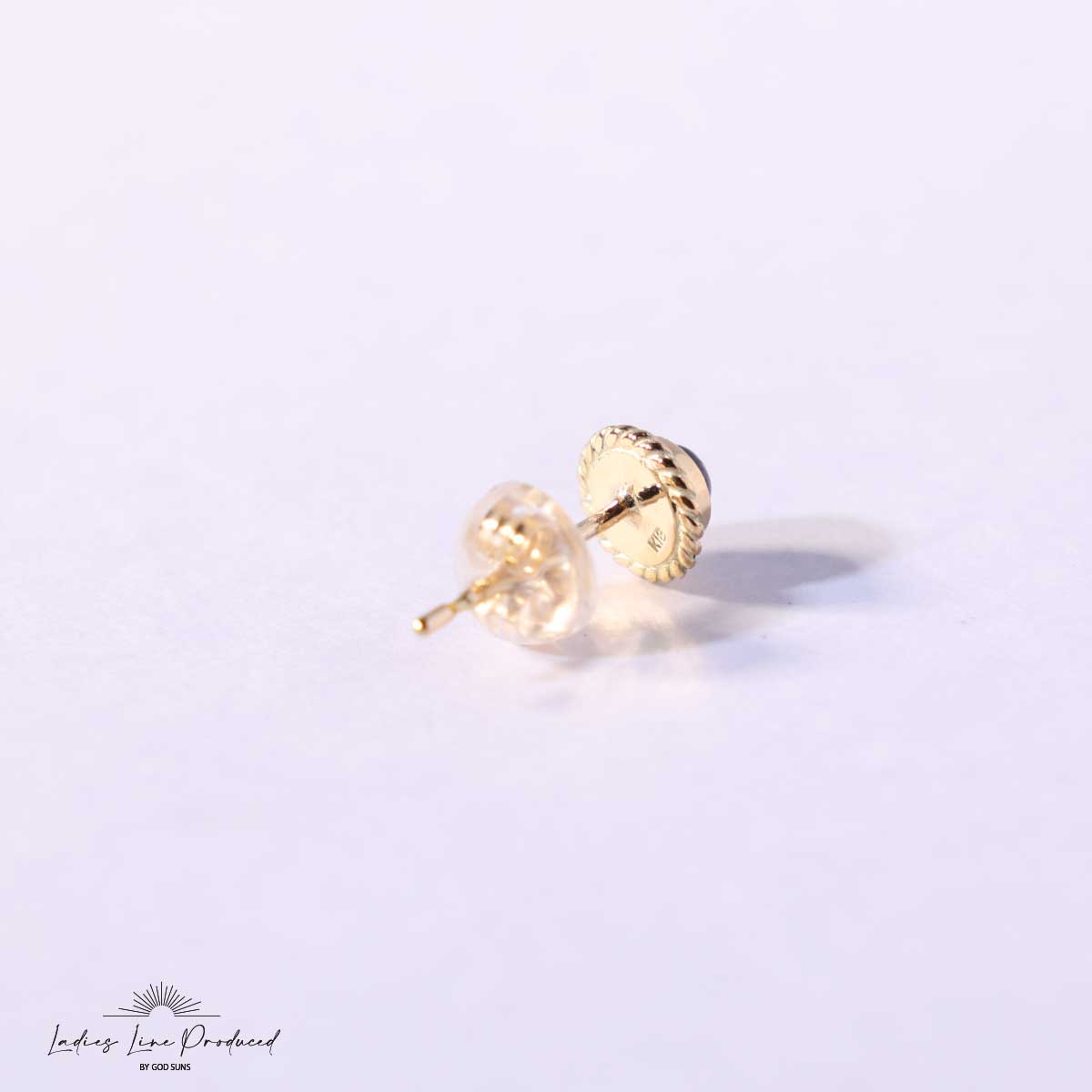 Silver rope TQ earrings (small)