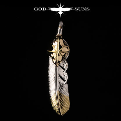 K18矢尻先金フェザーLL（右向き）68mmタイプ