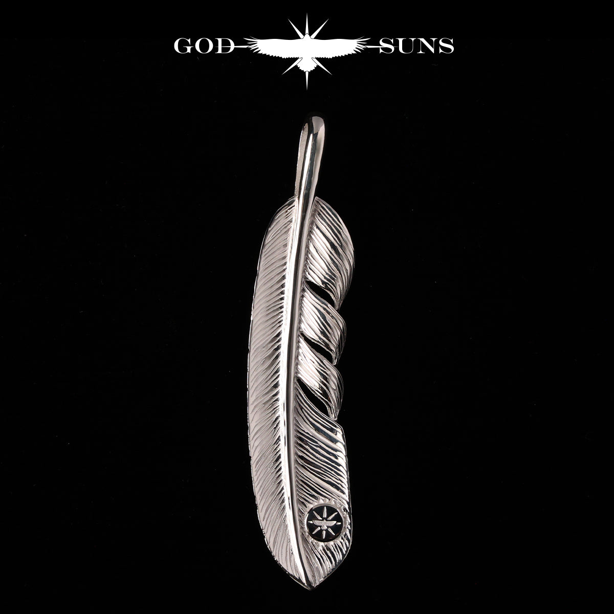 プレーンフェザーK18メタル付きLL（左向き）68mmタイプ – GOD SUNS