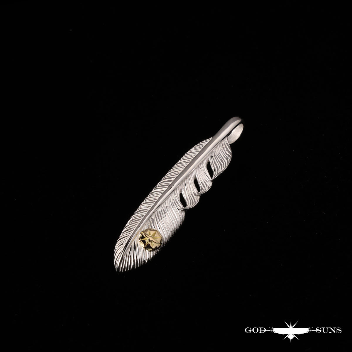 プレーンフェザーK18メタル付きL（右向き）