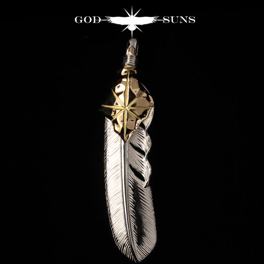 特大K18矢尻フェザー（右向き）74mmタイプ