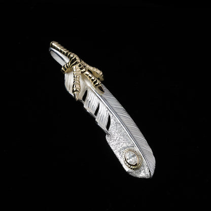 金爪フェザーLL金縄"ラボグラウンダイヤモンド"(左向き)ダイヤモンド-ダスト加工