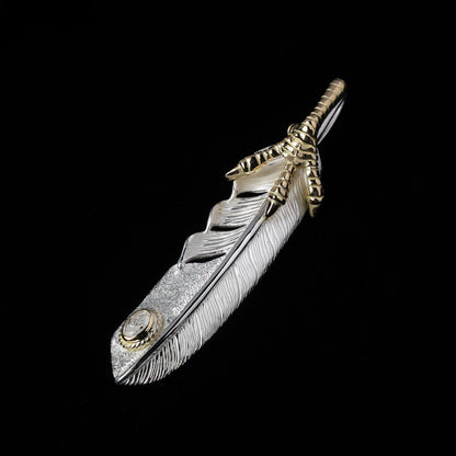 金爪フェザーLL金縄"ラボグラウンダイヤモンド"(左向き)ダイヤモンド-ダスト加工