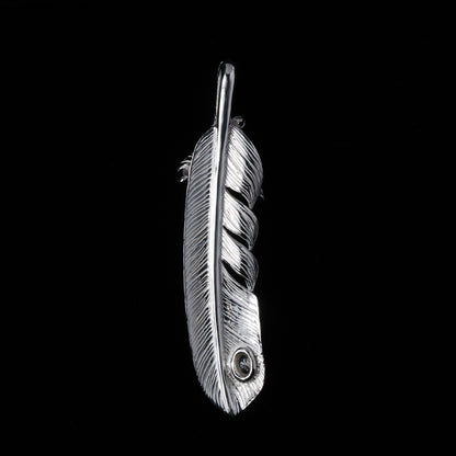 プラチナ爪フェザーLLプラチナ縄"ラボグラウンダイヤモンド"(左向き)ダイヤモンド-ダスト加工