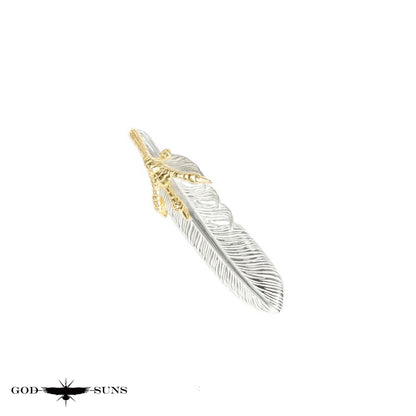 Gold Claw Feather L (Facing Right)