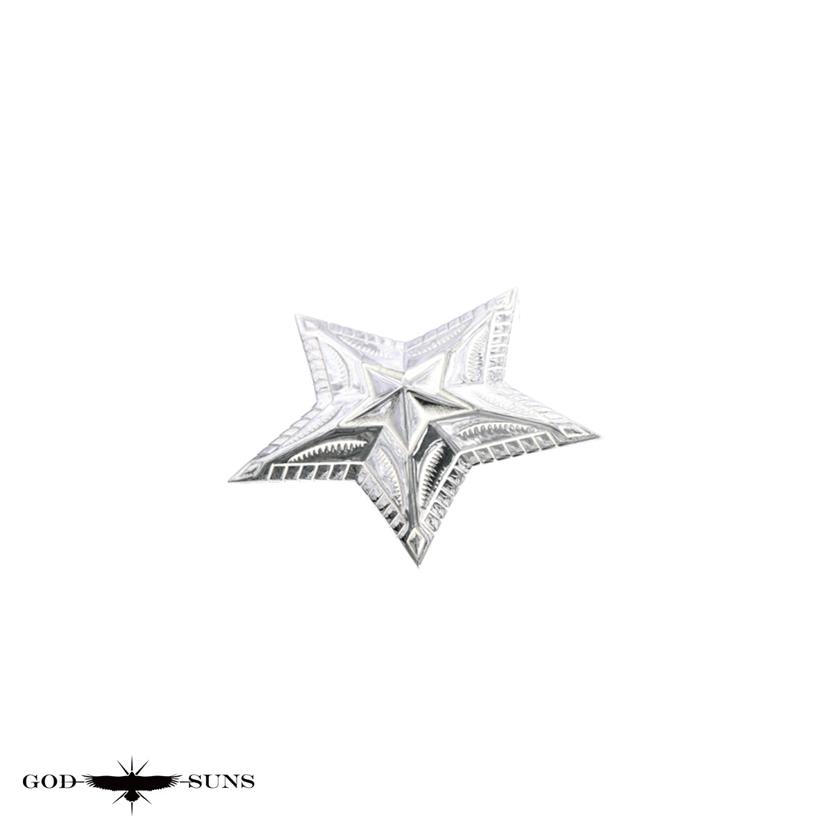 Thunderbird Earrings ~ SV x K18 "Thunder" TYPE ~ (Medium)
