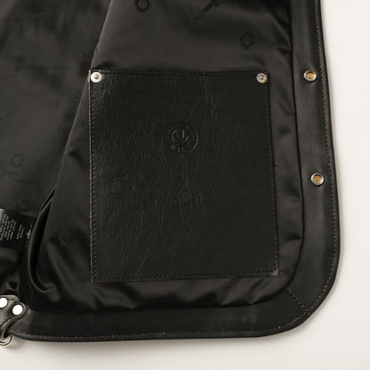 "NATIVE TOKYO STYLE" LEATHER VEST NORMAL MODEL GOD SUNS×ATSU LEATHER WORKS(BLACK)