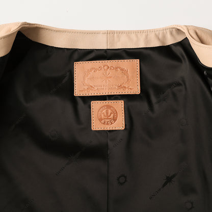 "NATIVE TOKYO STYLE" LEATHER VEST SP MODEL GOD SUNS×ATSU LEATHER WORKS(BEIGE)