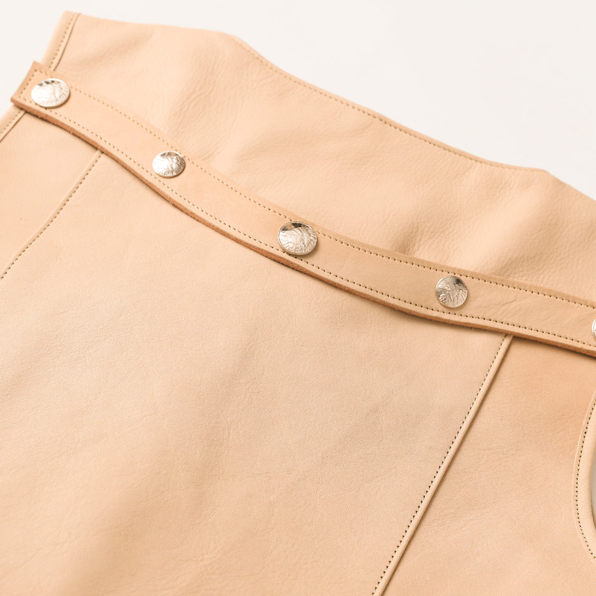 "NATIVE TOKYO STYLE" LEATHER VEST SP MODEL GOD SUNS×ATSU LEATHER WORKS(BEIGE)