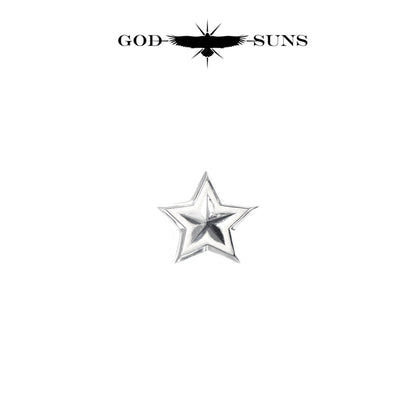 Eagle x Sunburst Ring (SV Plain) Large (Male Eagle)