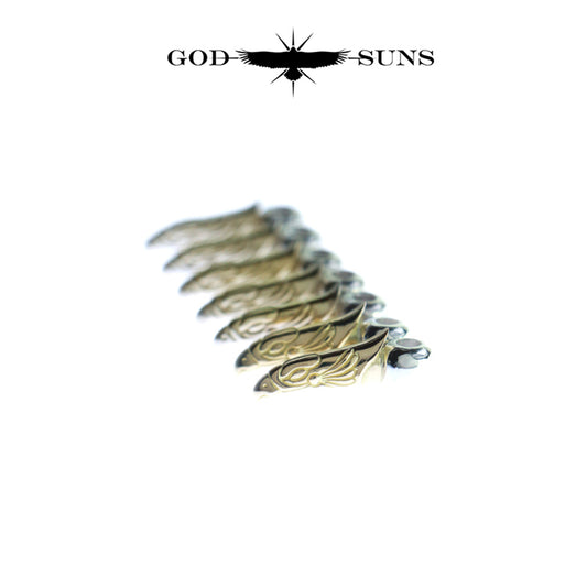 SV無垢K18イーグルヘッドビーズ（L）(1個売り)