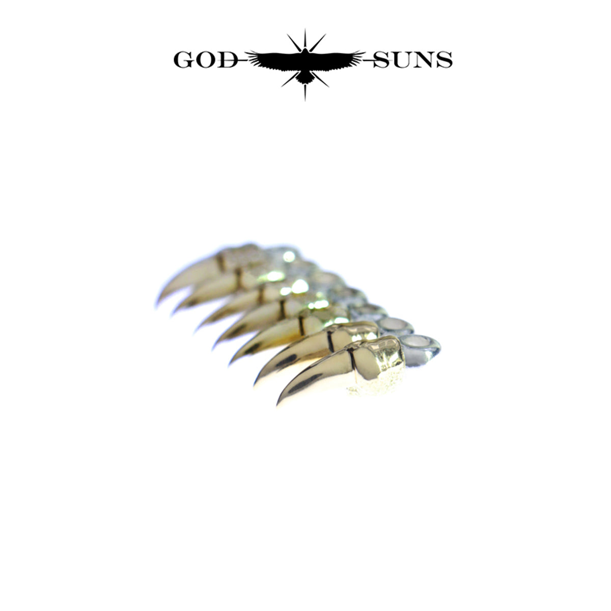 SV無垢K18イーグルクロウビーズ（L）(1個売り)