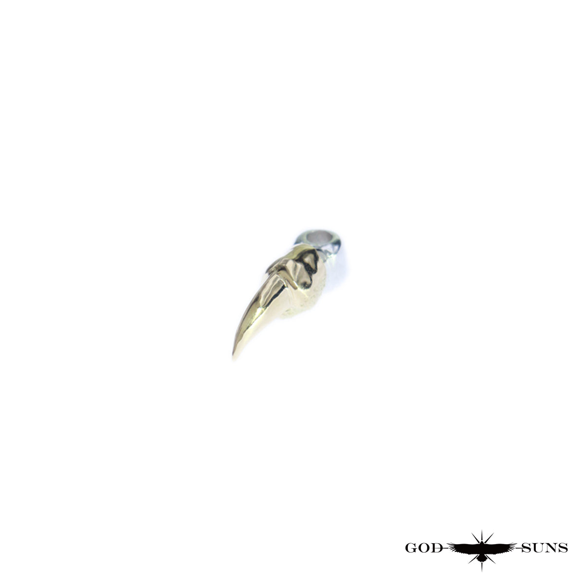 SV無垢K18イーグルクロウビーズ（L）(1個売り)