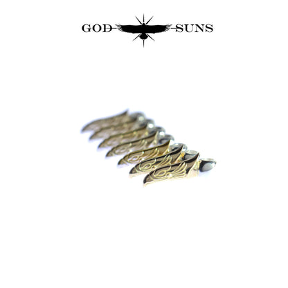 SV無垢K18イーグルヘッドビーズ（M）(1個売り)