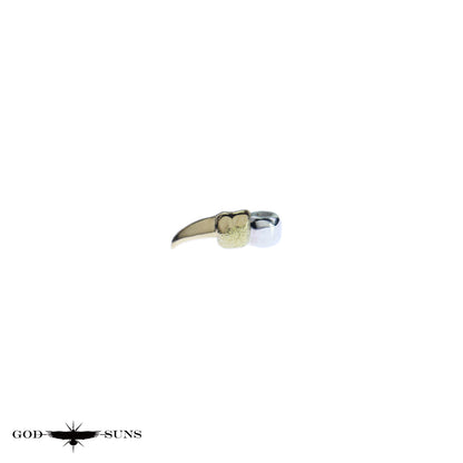 SV無垢K18イーグルクロウビーズ（M）(1個売り)