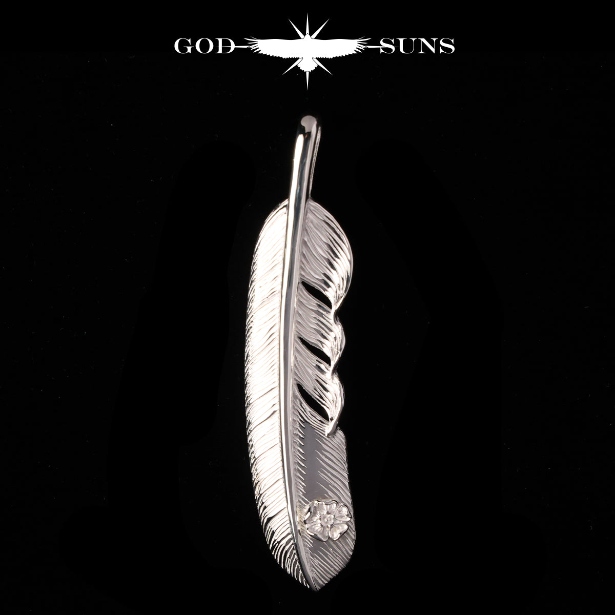 ローズメタルフェザー ゴローズ 希少ローズメタル爪銀フェザーイーグル