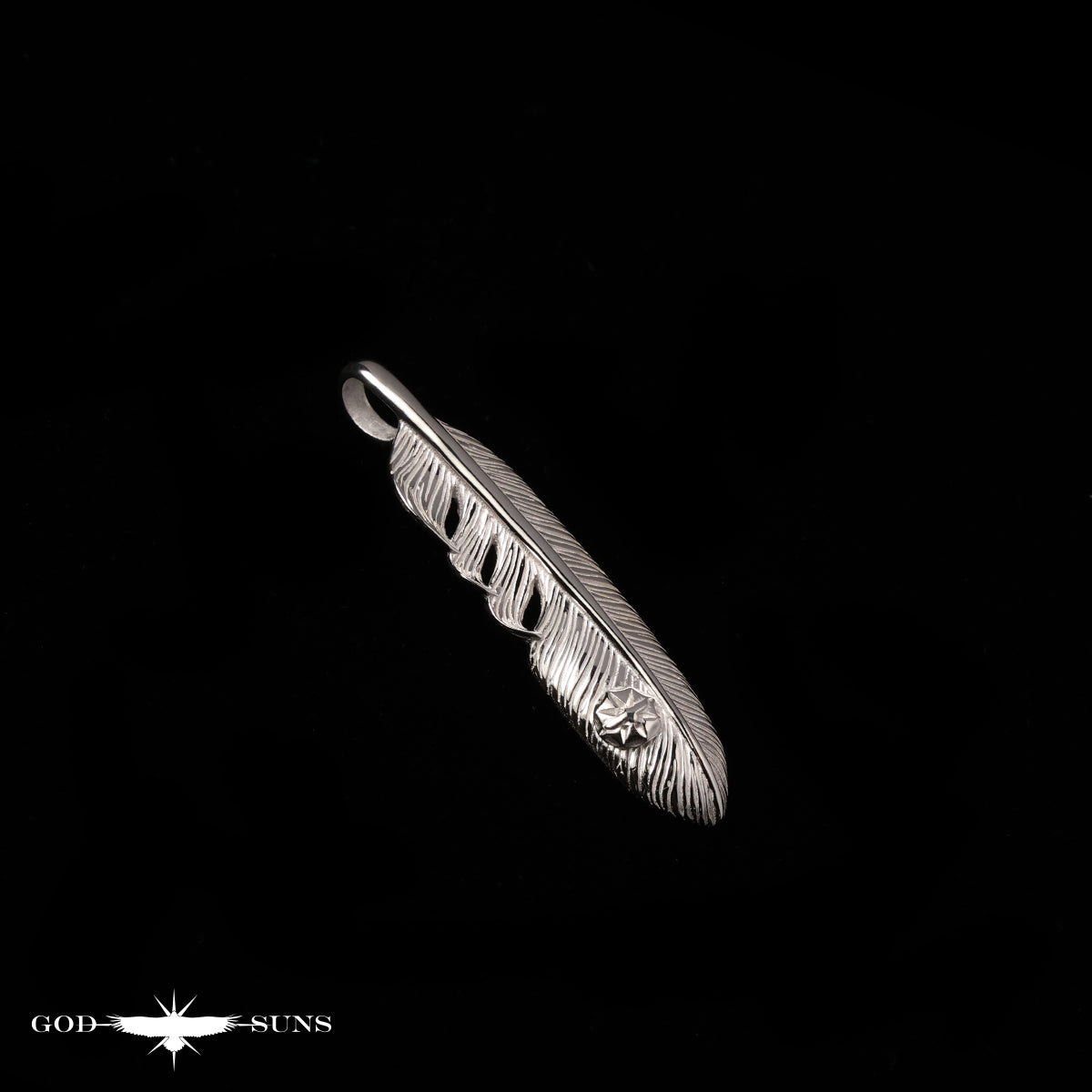 普通羽毛 SV 带金属 L（左面）