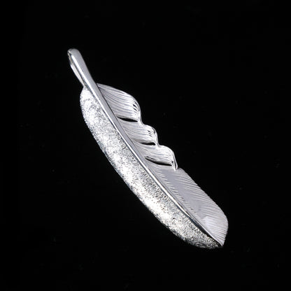 SVプレーンフェザー特大(右向き)ダイヤモンド-ダスト加工
