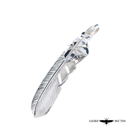 Extra large SV arrowhead feather (right facing) 74mm type