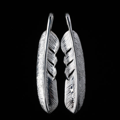 SVプレーンフェザー特大(右向き)ダイヤモンド-ダスト加工