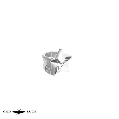 Eagle x Sunburst Ring (SV Plain) Large (Male Eagle)